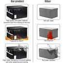 Portable Fireproof Document Storage Box 16.1x12.9x11 Inches