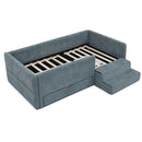 Safe Kids Bed With Guardrails And Storage