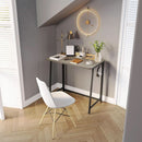 Folding Desk 31.5 Inch Gray Wash Fits Small Spaces