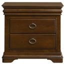 Garland 2-drawer Nightstand Bedside Table Brown Cherry