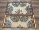 Antique American Hooked Rug 3 x 4.6, Vintage, Floral
