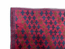 2' 10" X 4'8" Vintage Handmade Tribal Wool Rug Balouchi Rug Afghan Rug Red Beige