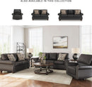 Queen Sofa Sleeper Anthracite Black Memory Foam Ultra