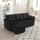 Modular Sectional Sofa L Shaped Modular Couch with Reversible Chaise Modular Sofa Sectional Couch with Storage Seats