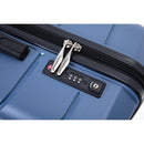 Hardshell Suitcase Spinner Wheels PP Luggage Sets Lightweight Durable Suitcase with TSA Lock,3-Piece Set (20/24/28), Blue