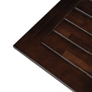 Elegant Patio Dining Set with Removable Cushions in Dark Brown Acacia Wood for Outdoor Spaces