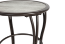 3 Pieces Patio Furniture Set Rocking Bistro Set Outdoor Rattan Conversation with Coffee Table for Garden Balcony Backyard Poolside