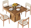 Walnut 31 5 Inch Farmhouse Dining Table For Small Spaces