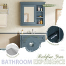 Bathroom Vanity With Medicine Cabinet, Royal Mirror Cabinet, Modern Bathroom Storage Cabinet With 2 Soft Closing Doors And 4 Drawers