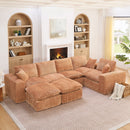 Sectional Sofa With Moveable Ottoman