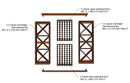 7 Foot Wine Cellar Storage System | 388 Bottle Capacity