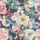 Multicolored Floral Wallpaper