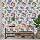 Fashionable Watercolor Flowers Wallpaper