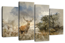 Vintage Stag Wall Art