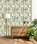 Light Wallpaper with Flowers