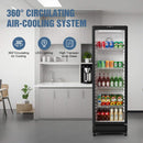 8.5 Cu.Ft Commercial Single Glass Door Beverage Merchandiser Refrigerator (SAK27946)