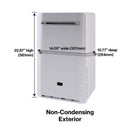 RN 8.5 GPM Indoor 180K BTU Non-Condensing Tankless Natural Gas Water Heater (SAK39176)
