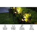 8-Inch Lawn Stakes with Side Wireway | 1/2 NPT Thread (Pack of 2)