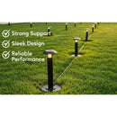 8-Inch Stake In Ground with NPT Thread for 12V Fixtures - 1/2" NPT Thread