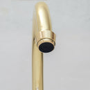 8" Unlacquered Brass Bridge Faucet, Brass Kitchen Faucet, Widespread Kitchen Faucet With Simple Cross Handles