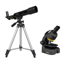 Certified Pre-Owned 50mm Telescope and 640x Microscope Set with Hard Case