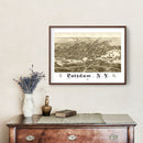 Vintage Map of Potsdam, New York 1885