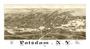 Vintage Map of Potsdam, New York 1885