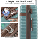 4 Piece Luggage Set Suitcase Set, ABS Hard Shell Lightweight Expandable Travel Luggage with 4 Packing Cubes, TSA Lock, Spinner Wheels for Men Women(16/20/24/28)