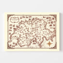 Vintage Pictorial Map of Switzerland, 1936