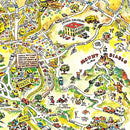 Vintage Map of Contra Costa County, California 1981