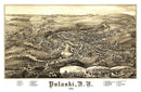 Vintage Map of Pulaski, New York 1885