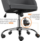 Office Chair Height Adjustable Large Seat Armrests
