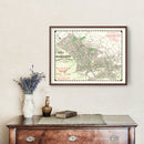 Vintage Map of Oakland, California 1906