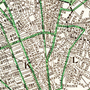 Vintage Map of Oakland, California 1906