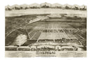 Vintage Map of Riverhead, New York 1890