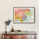 Vintage Map of East Asia, 1937