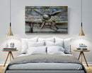 Anti Rust Outdoor/Indoor Airplane 3D Painting Wall Art Home Garden Decoration