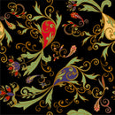 Fashionable Green Monogram Wallpaper