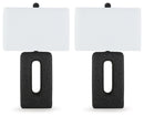 Wimmings - Poly Table Lamp (Set of 2) - Black