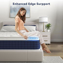 Queen Hybrid Mattress Gel Memory Foam Certipur US Certified