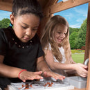 Premium Outdoor Cedar Playhouse With Integrated Kitchen