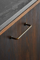 Dark Bronze "Lounge" Cabinet Knob and Wire Drawer Pulls