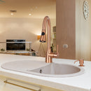 Built in Copper Soap Dispenser Refill from Top with 17 OZ Bottle