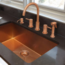 Built in Copper Soap Dispenser Refill from Top with 17 OZ Bottle