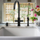 Built in Copper Soap Dispenser Refill from Top with 17 OZ Bottle
