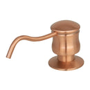 Built in Copper Soap Dispenser Refill from Top with 17 OZ Bottle