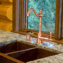 Built in Copper Soap Dispenser Refill from Top with 17 OZ Bottle