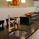 Built in Copper Soap Dispenser Refill from Top with 17 OZ Bottle