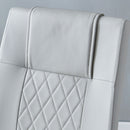 Modern Dining Chairs With Padded Seat, Metal Legs