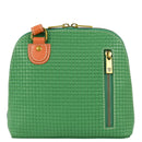 Heritage Leather Small Multi Compartment Zip-Around Organizer - 8109